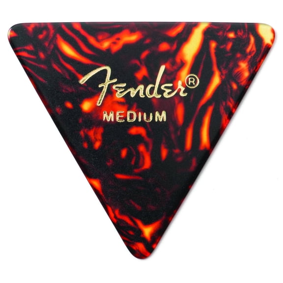 Fender 355 Shape Classic Celluloid Picks, Shell, Medium, 12 Pack | 0980355800