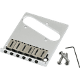 thumbnail image 1 of Fender 6-Saddle American Series Telecaster Bridge Assembly (Chrome), 1 of 3