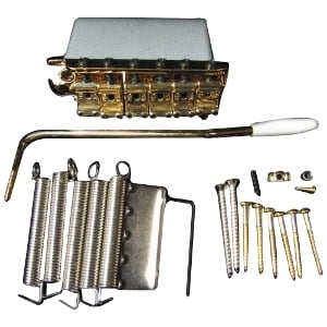 6-Saddle American Vintage Series Stratocaster Tremolo Assembly (Gold)