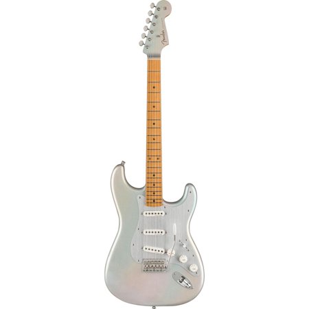 Fender H.E.R. Stratocaster Electric Guitar, Maple Fingerboard, Chrome Glow