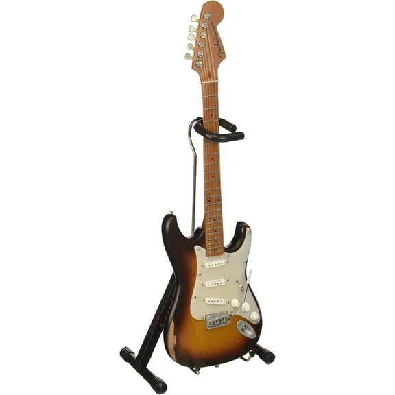 Axe Heaven FS-012 Licensed Fender Stratocaster Miniature Guitar Sunburst 10 Inch 1:4 scale