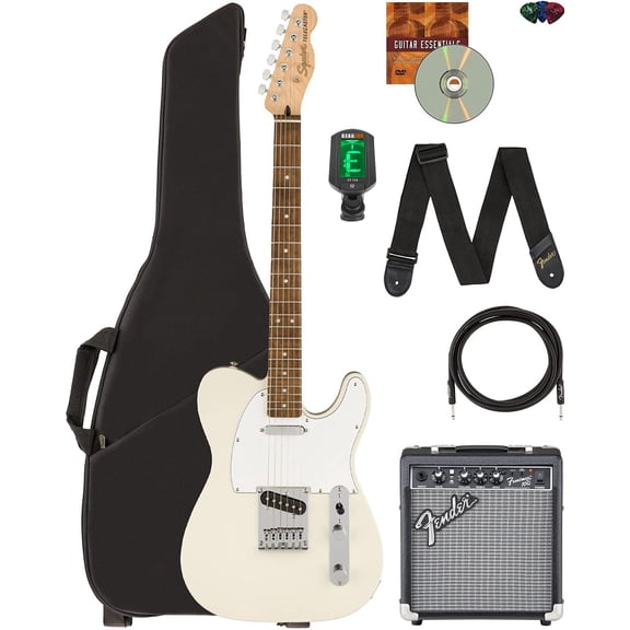 Fender Squier Affinity Telecaster - Olympic White w/ Frontman 10G Amplifier