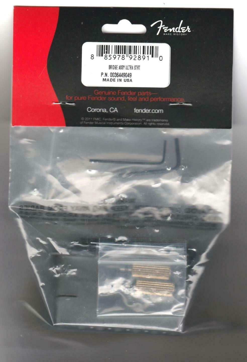 Fender® American Deluxe Strat Bridge-2 1/4" Spacing~Posts & Bushings~Brand New