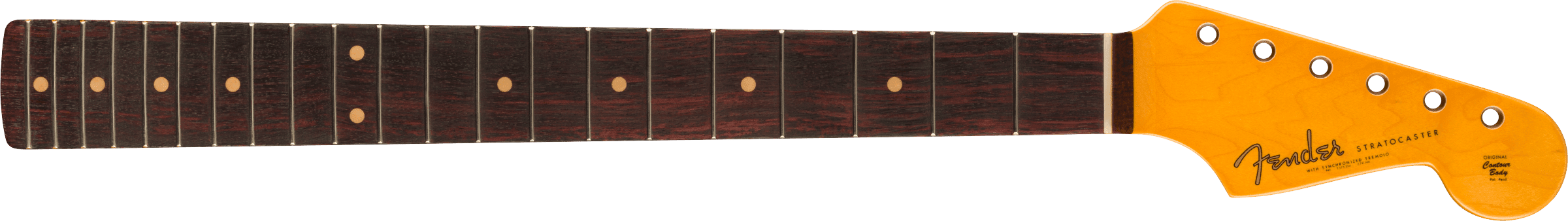 Fender American Vintage II 1961 Stratocaster Neck, 21 Vintage Tall Frets, 7.25" Radius, Rosewood Fingerboard