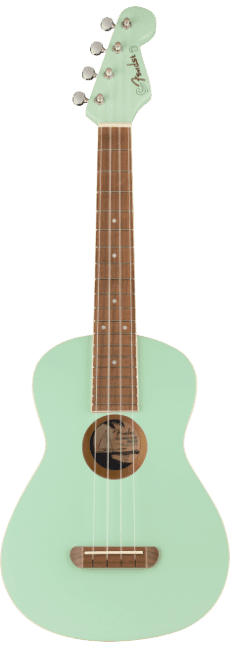 Fender Avalon Tenor Ukulele, Walnut Fretboard, Surf Green Model 0970450557