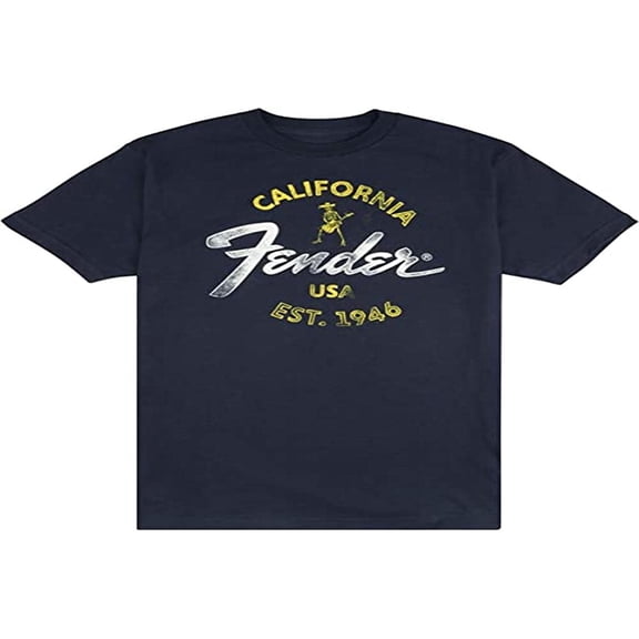 Fender Baja T-Shirt, Blue X-Large