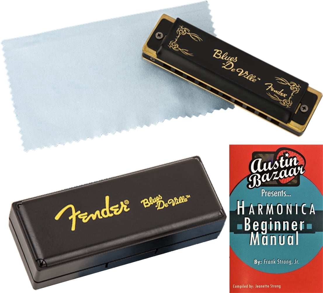 Fender Blues DeVille Harmonica - Key of C w/ Carrying Case