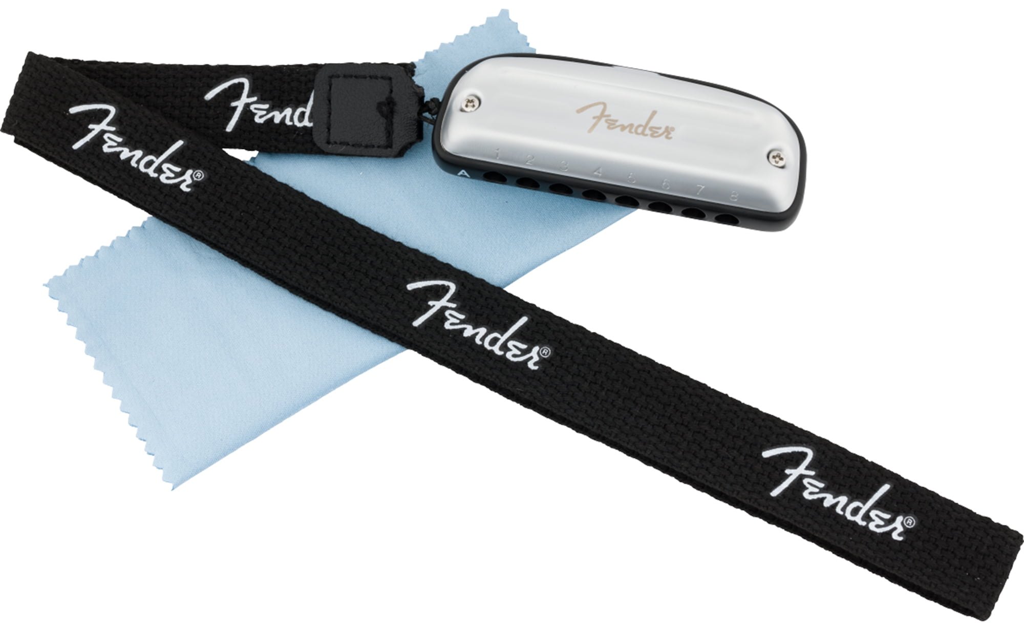 Fender Blues Junior Diatonic Harmonica, 8-holes, Key of A