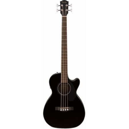 Fender CB-60SCE Bass, Laurel FB, Black