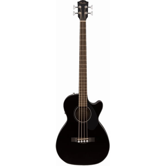 Fender CB-60SCE Bass, Laurel FB, Black