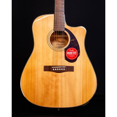 Fender CD-140SCE Dreadnought 6-String Acoustic Guitar (Right-Hand, Natural)