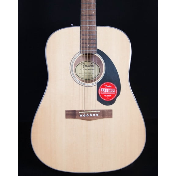 Pre-Owned Fender CD-60S Dreadnought Solid Spruce Top Acoustic Guitar, Gloss Natural