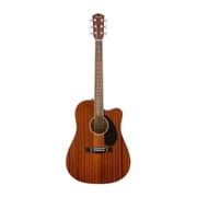 Fender CD-60SCE Dreadnought 6-String Acoustic Guitar Right-Hand, All-Mahogany