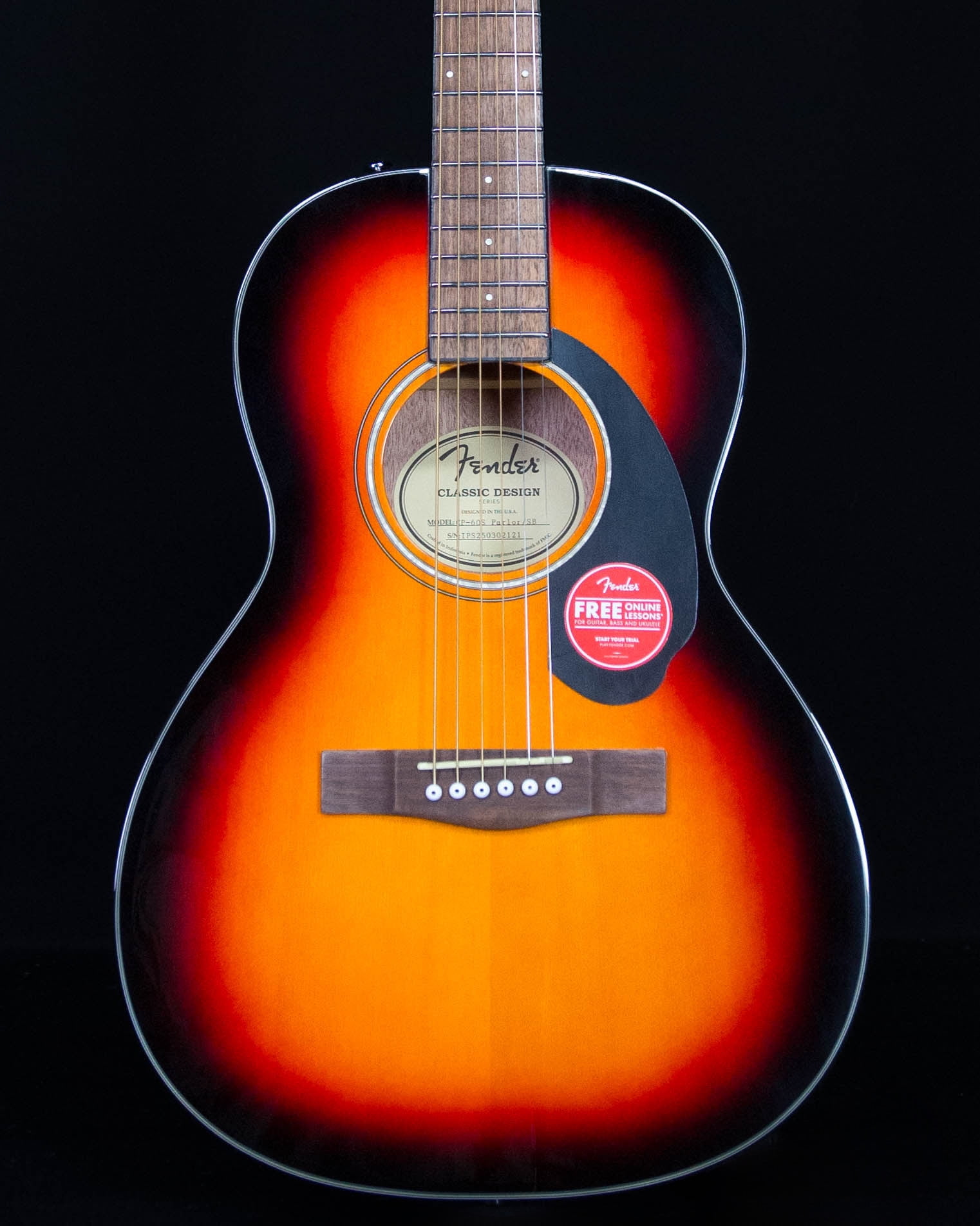 Fender CP-60S Parlor Acoustic Guitar
