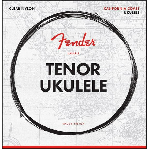 Fender California Coast Clear Nylon Tenor Ukulele Strings