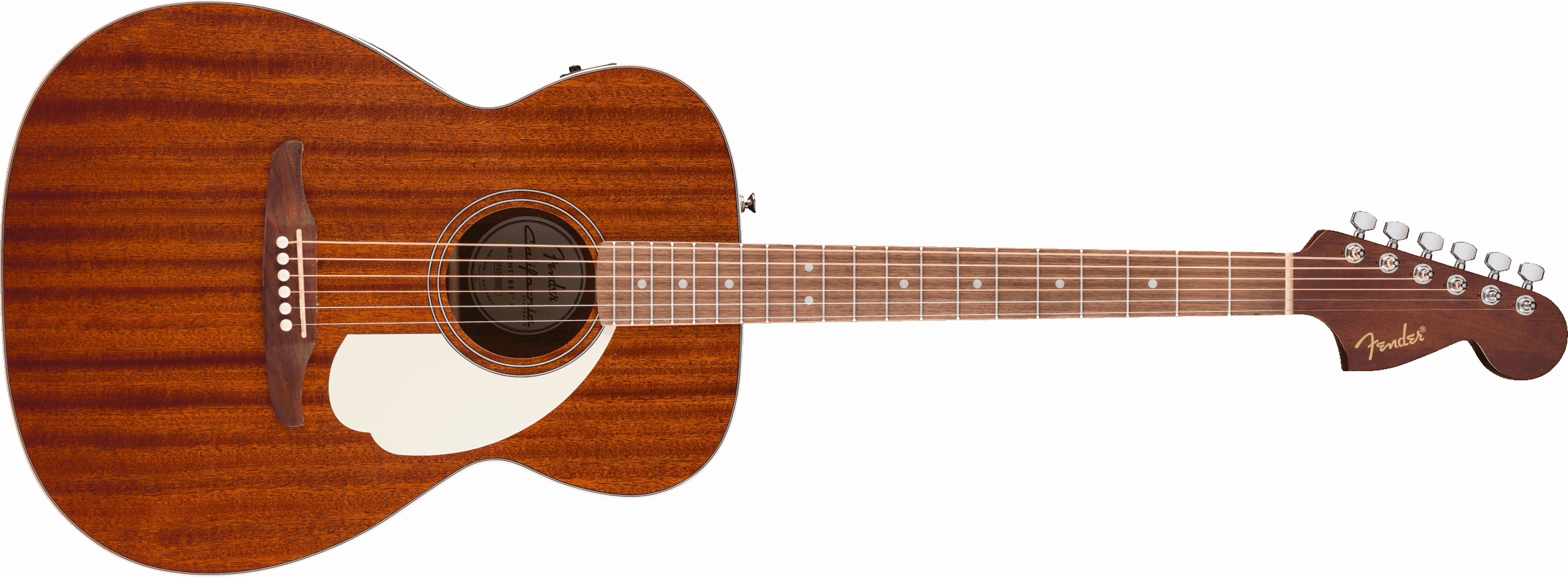 Fender California Standard Monterey E with Sapele Top and Ivory Pickguard (Natural Sapele)