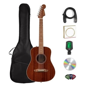 Fender California Standard Redondo Mini 3/4-Size Kids Acoustic Guitar - Natural w/ Tuner