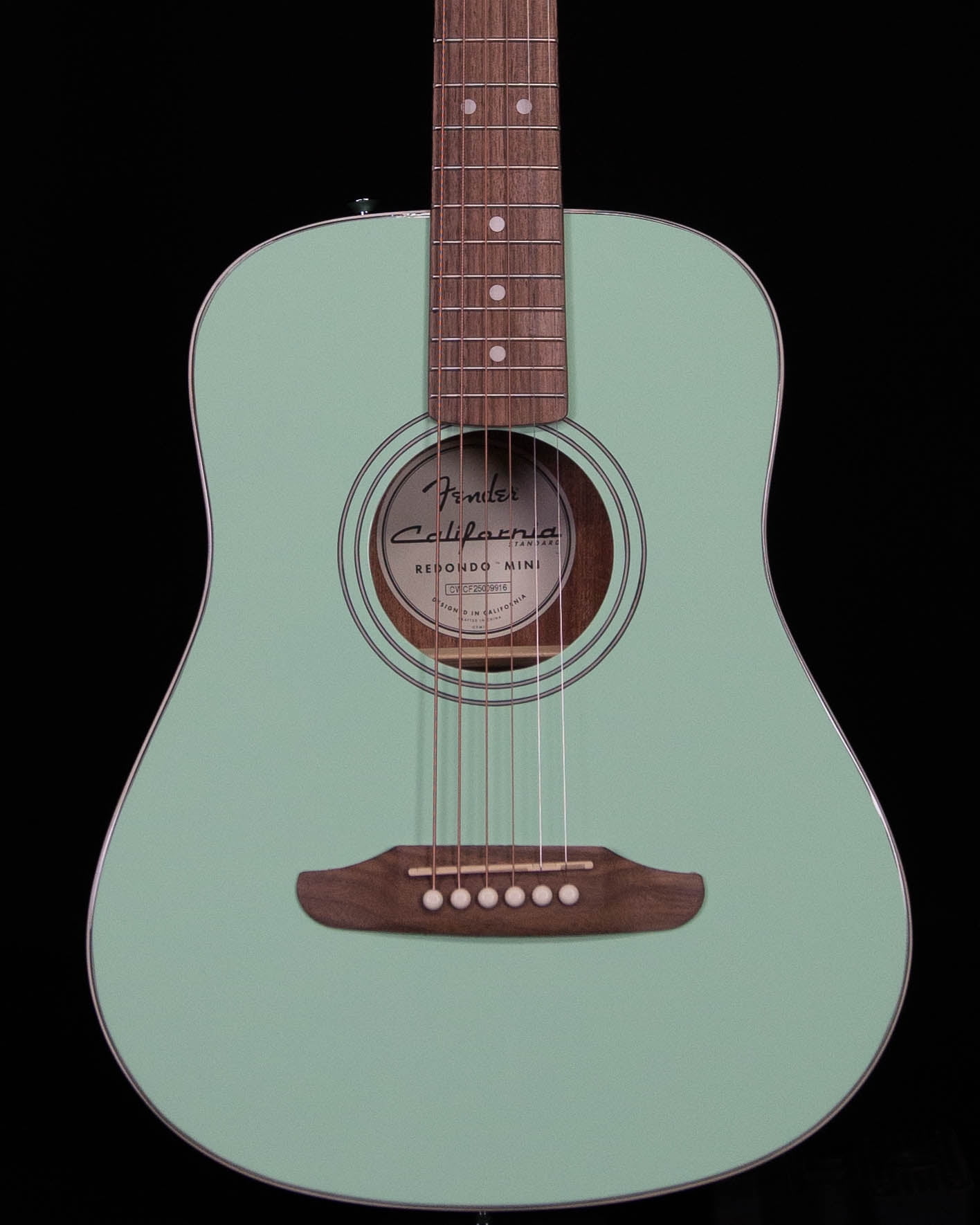Fender California Standard Redondo Mini, Surf Green with Bag