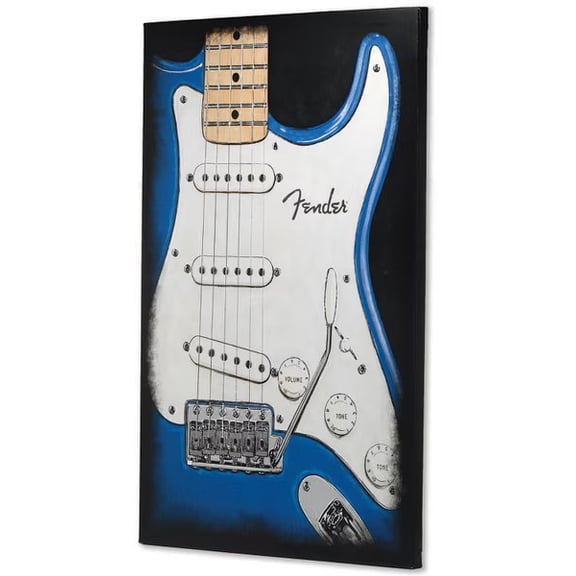 Fender - Canvas Wall Decor - Blue Strat