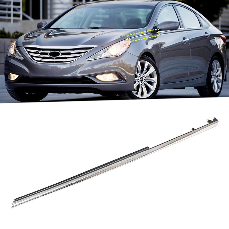Right Front Fender Chrome Trim Molding For 2011-2014 Hyundai Sonata - Easy Install