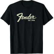 HESHIJIAZHU Fender Classic Fender Est. 1946 Short Sleeve T-Shirt