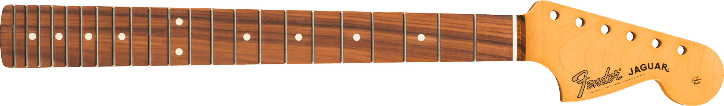 Fender Classic Player Jaguar Replacement Neck, Pau Ferro Fingerboard