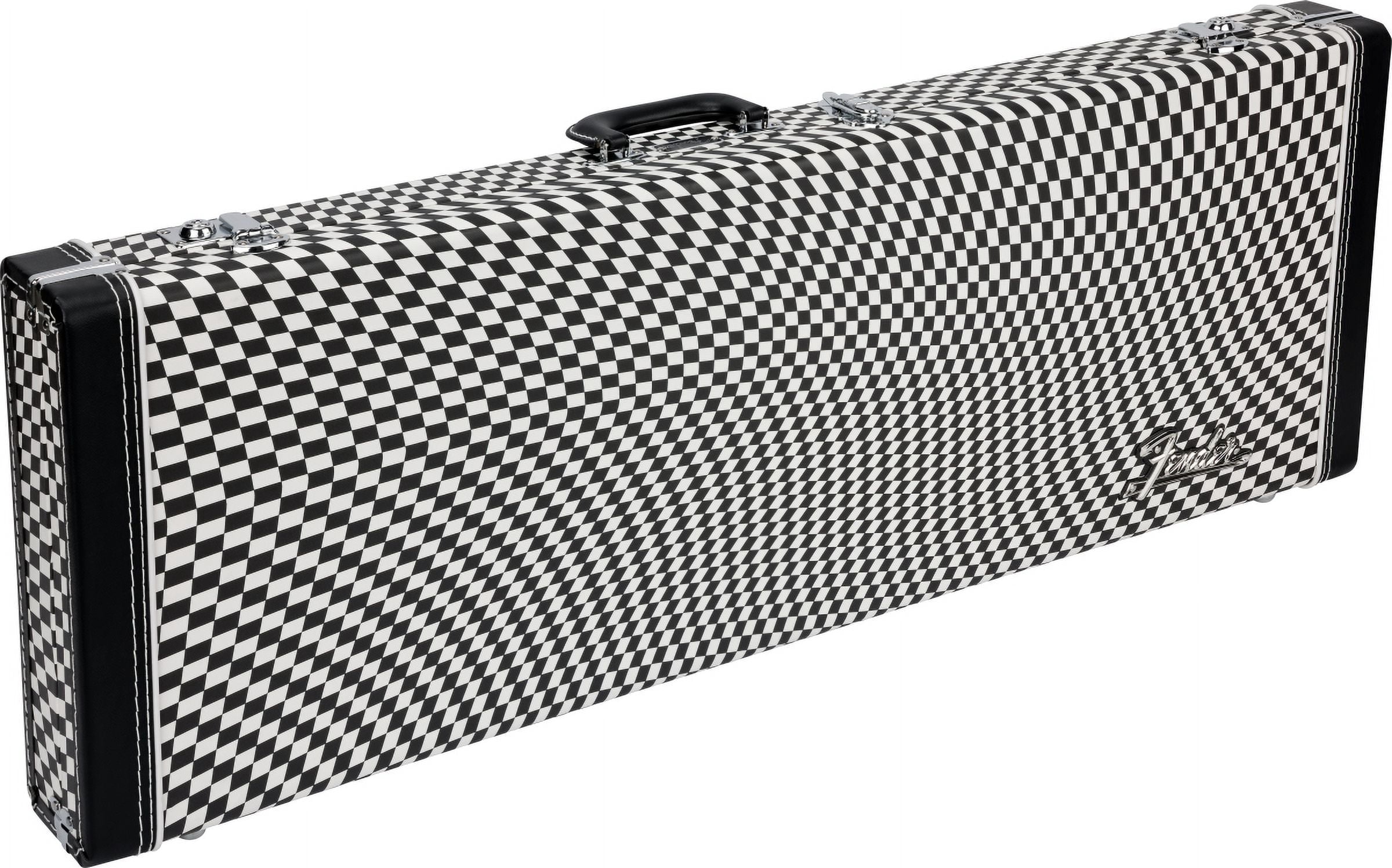 Fender Classic Series Wood Case for Strat/Tele - Wavy Checkerboard