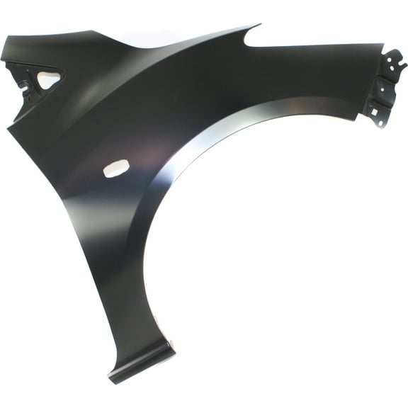 Fender Compatible with 2011-2014 Mazda 2 Front, Passenger Side Primed With turn signal light hole
