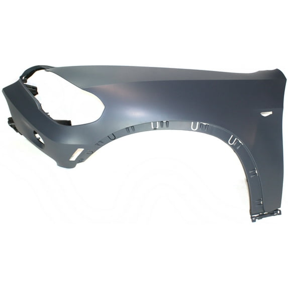 Fender Compatible with BMW X5 2007-2010 Left Driver Side with Signal Lamp and Reflector Hole