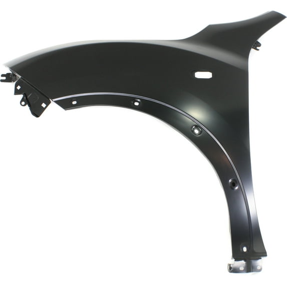 Fender Compatible with NISSAN JUKE 2011-2012 Left Driver Side with Side Marker Light and Flare Holes - CAPA Certified
