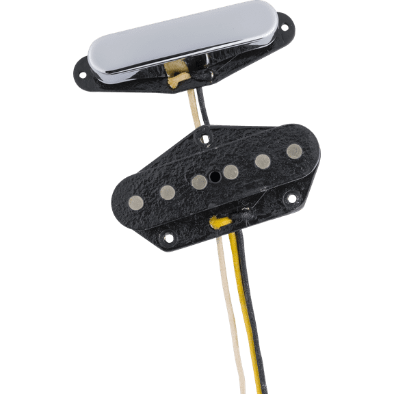 Fender Custom Shop '50/'51 Blackguard Telecaster Single Coil Pickup Set, Chrome/Black