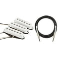 thumbnail image 1 of Fender Custom Shop '54 Stratocaster Pickups - White w/ Instrument Cable, 1 of 4
