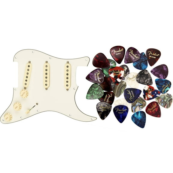 Fender Custom Shop '69 SSS Pre-Wired Stratocaster Pickguard w/ Picks