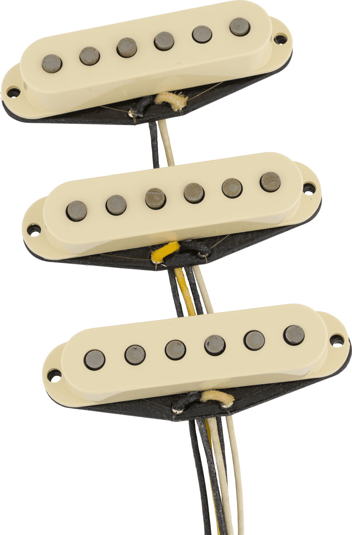 Fender Custom Shop Ancho Poblano Stratocaster Single Coil Pickup Set, Parchment