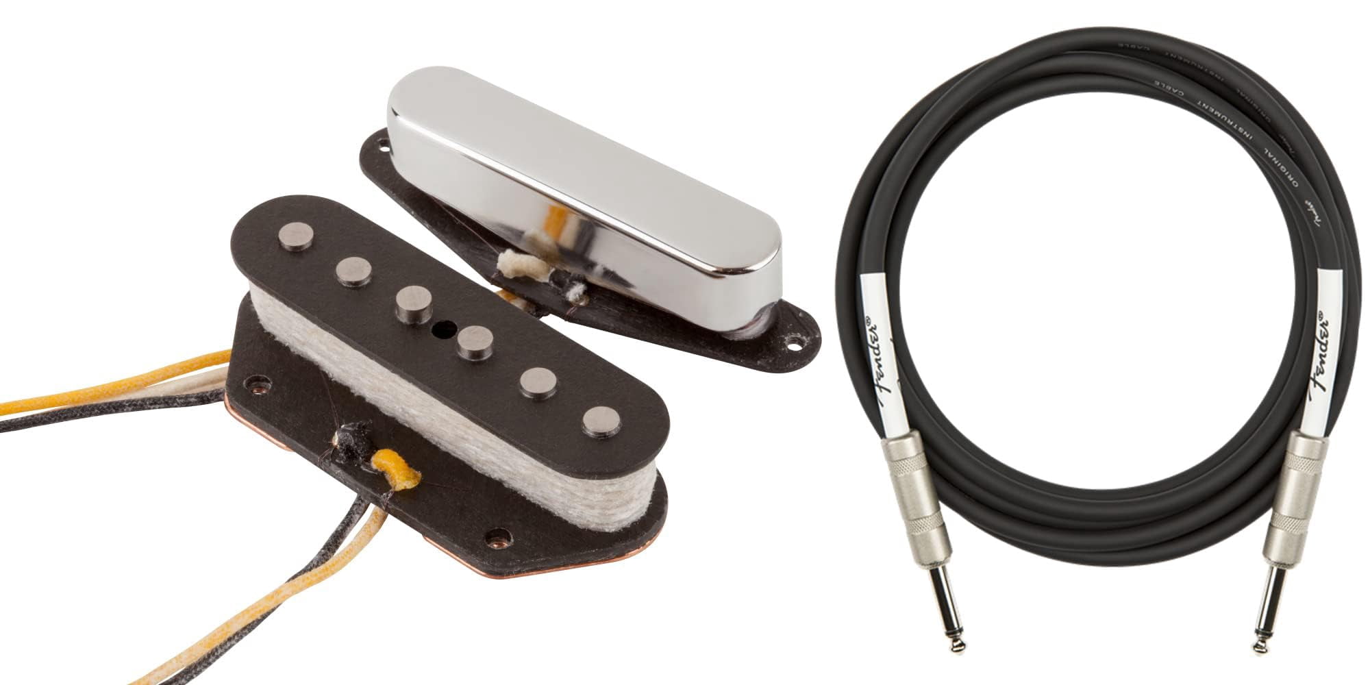 Fender Custom Shop Texas Special Telecaster Pickups - Nickel Bundle with Instrument Cable