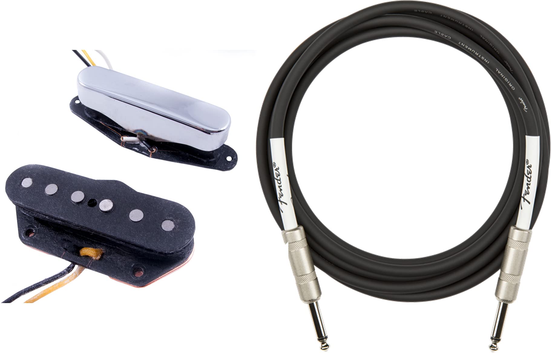 Fender Custom Shop Twisted Telecaster Pickups Bundle with Instrument Cable