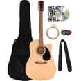 thumbnail image 1 of Fender FA Series Dreadnought Acoustic-Electric Guitar - Natural w/ Gig Bag, 1 of 9