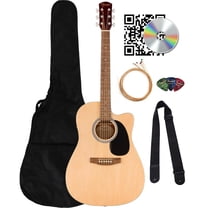 Fender FA Series Dreadnought Acoustic-Electric Guitar - Natural w/ Gig Bag