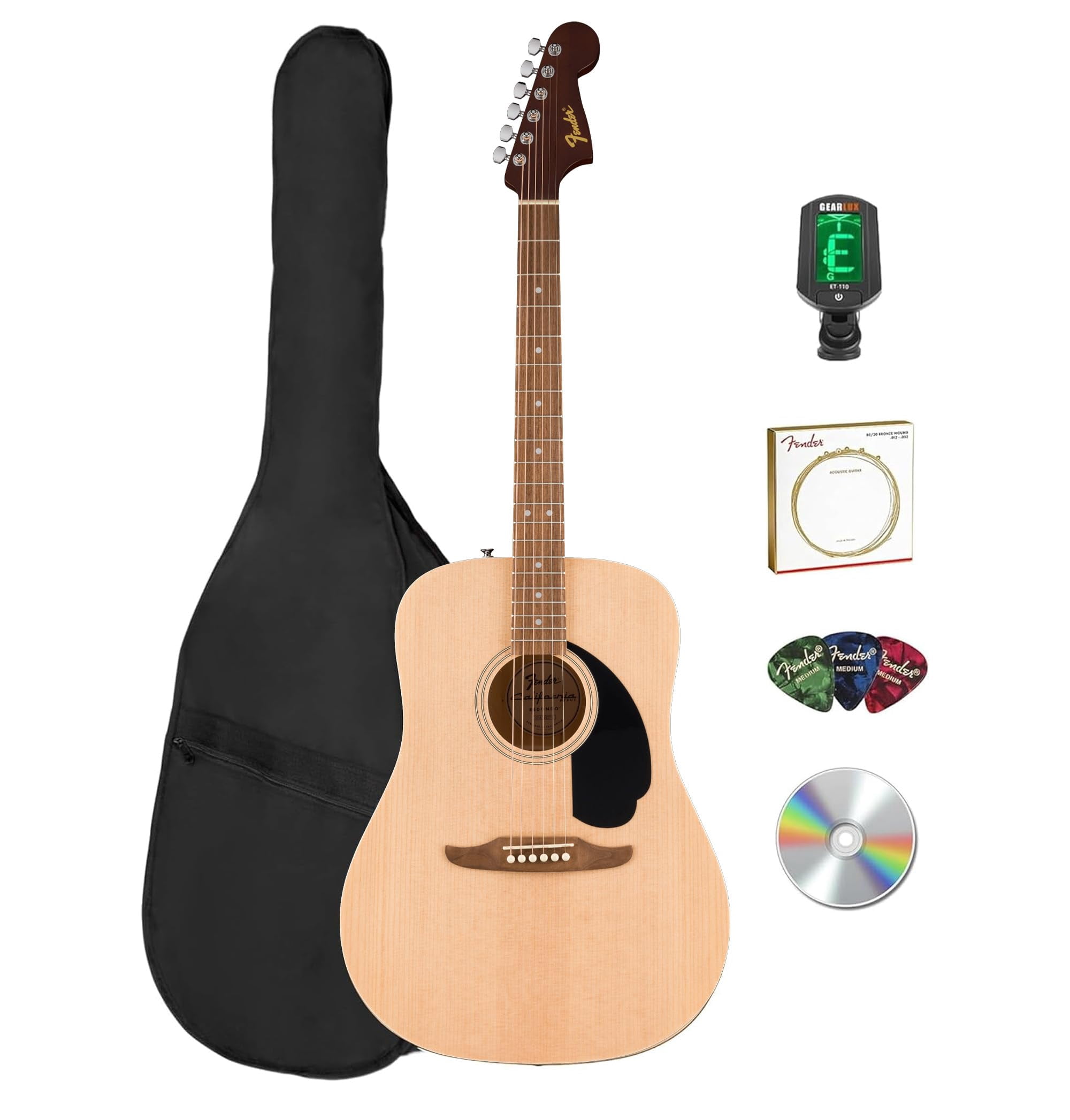 Fender FA Series Dreadnought Acoustic Guitar - 2-Color Sunburst w