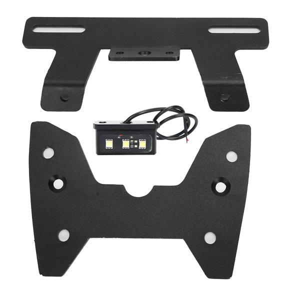 Fender Eliminator Tail Tidy License Plate Holder for Suzuki GSX-R 600/750 2008-2010 - Black Aluminum