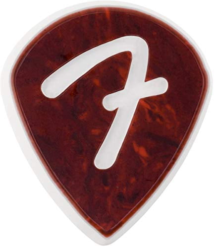 Fender F-Grip Tortoise Shell Pick - 551 Shape - 3 Pack - Walmart.com