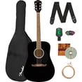 thumbnail image 1 of Fender FA-125 Dreadnought Acoustic Guitar - Black w/ Gig Bag, 1 of 4
