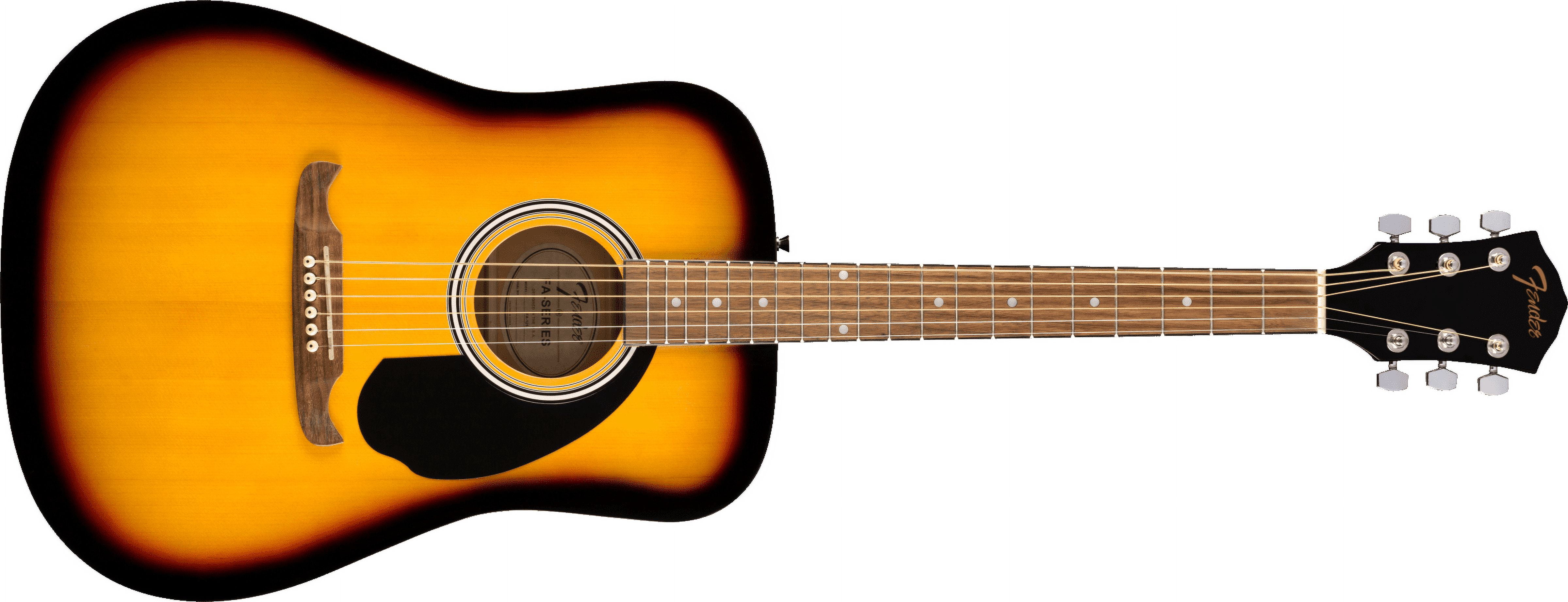 Fender FA-125 Dreadnought Walnut Fingerboard Sunburst Acoustic Guitar with Bag