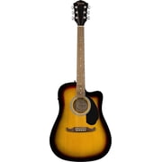 Fender FA-125CE Dreadnought Cutaway Acoustic-Electric Guitar, Sunburst