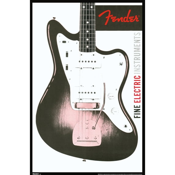 Fender - Fine Electric Instruments Wall Poster, 14.725" x 22.375"