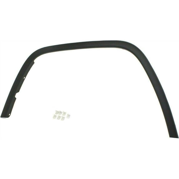 Fender Flare Molding Trim Front Driver Side Textured Black For 2011-2016 Jeep Grand Cherokee Direct Replacement 1MP39RXFAE