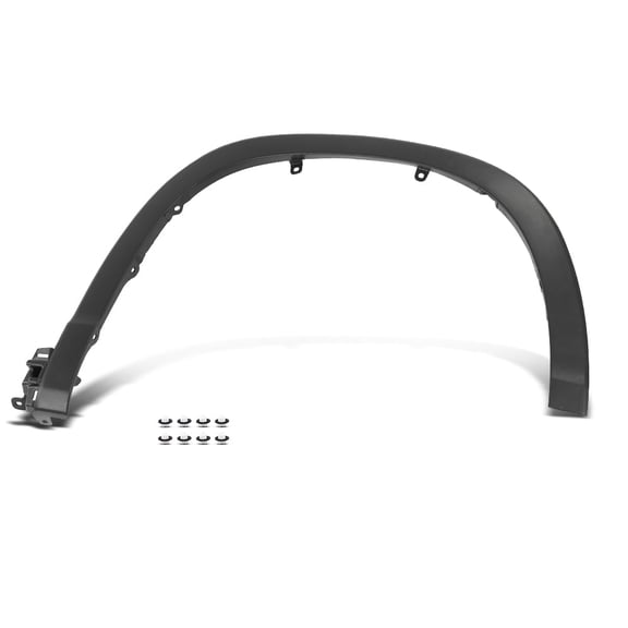 Front Right Side Fender Flare Molding Trim Fit For 2014-2019 Toyota Highlander TO1291105, 750850E020, Black