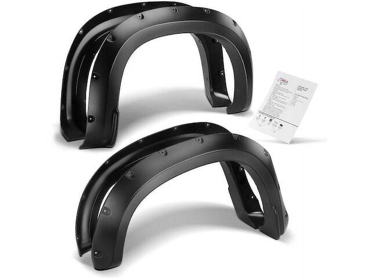 Factory Style Textured Black Fender Flares For 2019-2024 Chevy Silverado 1500 – 4-Piece Set