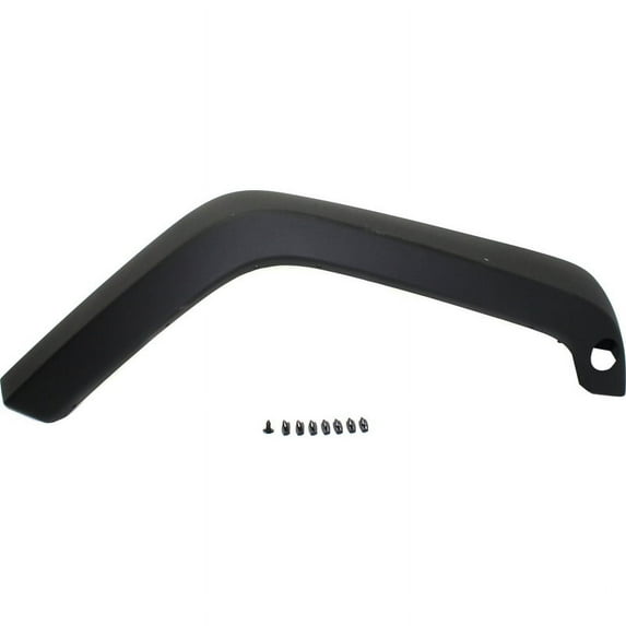 Fender Flare Textured Black Front Passenger Side For 2007-2017 Jeep Wrangler