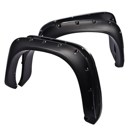 4Pcs Fender Flares Smooth Style Wheel Cover Black Fit for Dodge Ram 1500 2002-2008/2500 3500 2003-2009